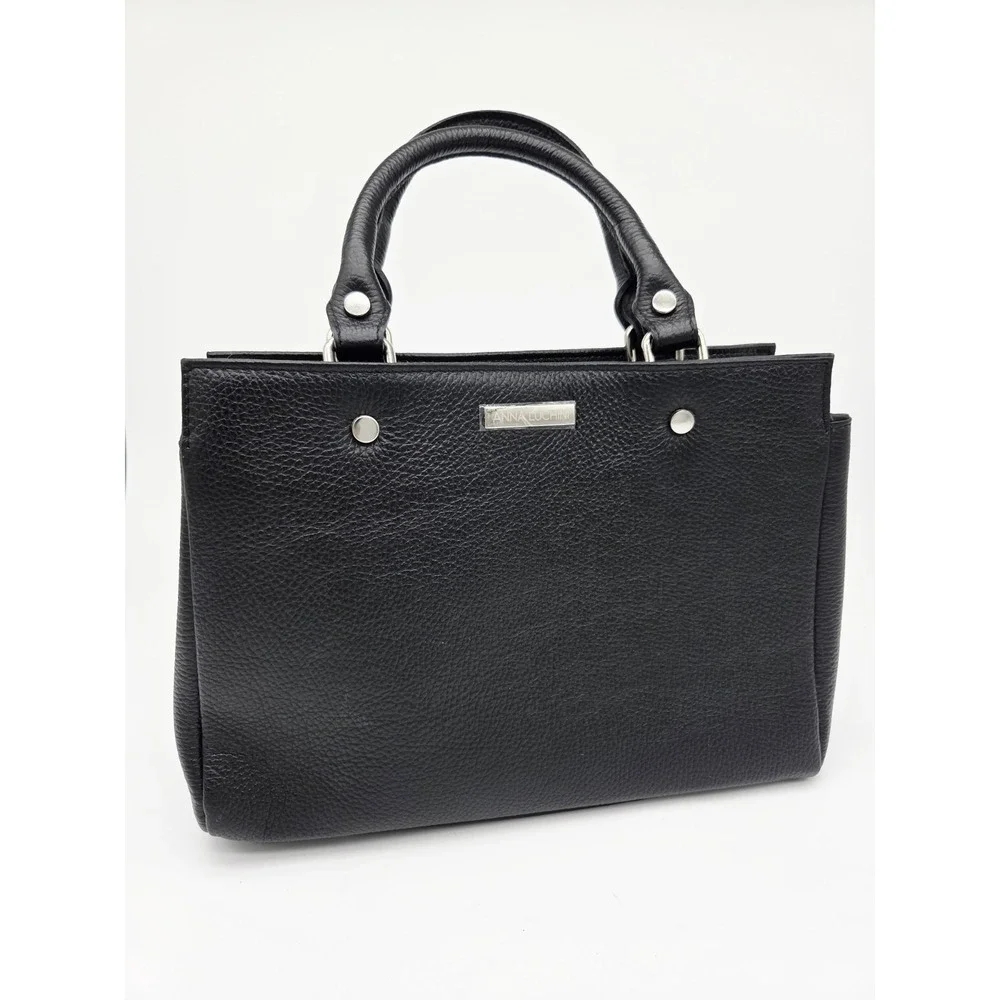 blue leather backpack handbag Small Navy for women everyday carry. Color:Reverse Hollyhock Black Snow Backpacks - Ski with-a:citadel-25